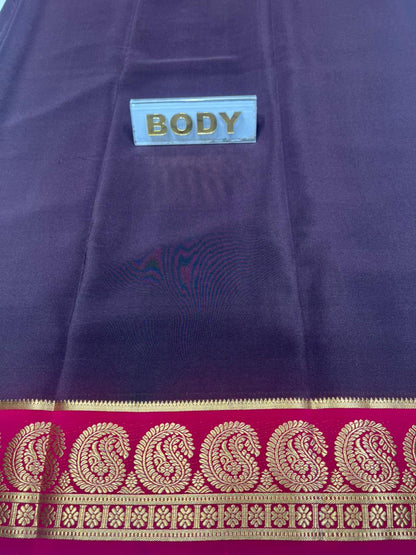 Pure Mysore Silk Saree.