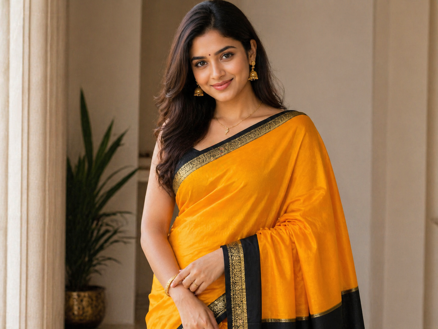Pure Mysore Silk Saree.