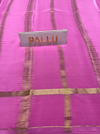 Pure Mysore Silk Saree.