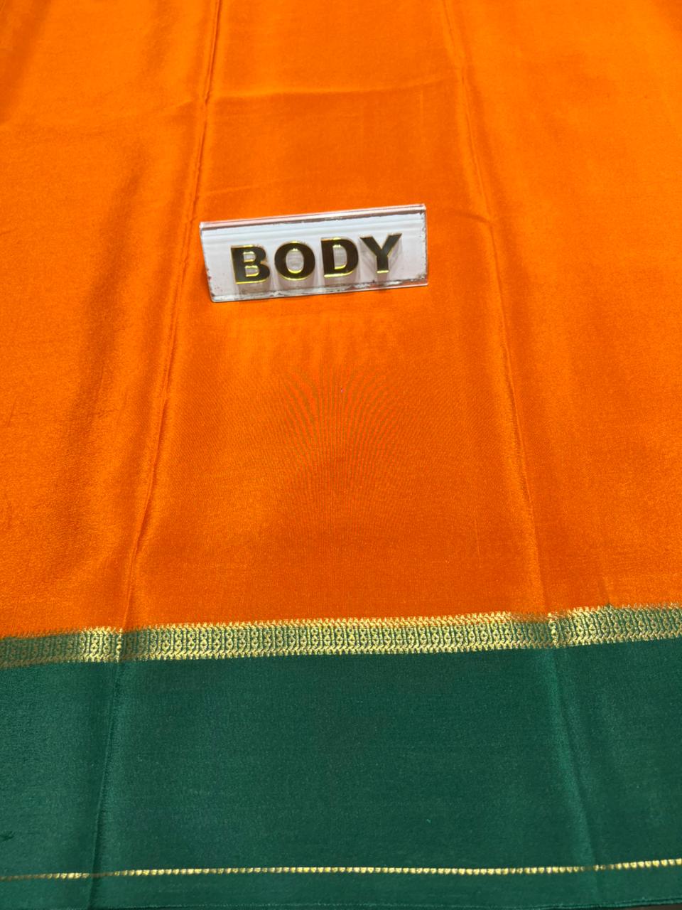 Pure Mysore Silk Saree.