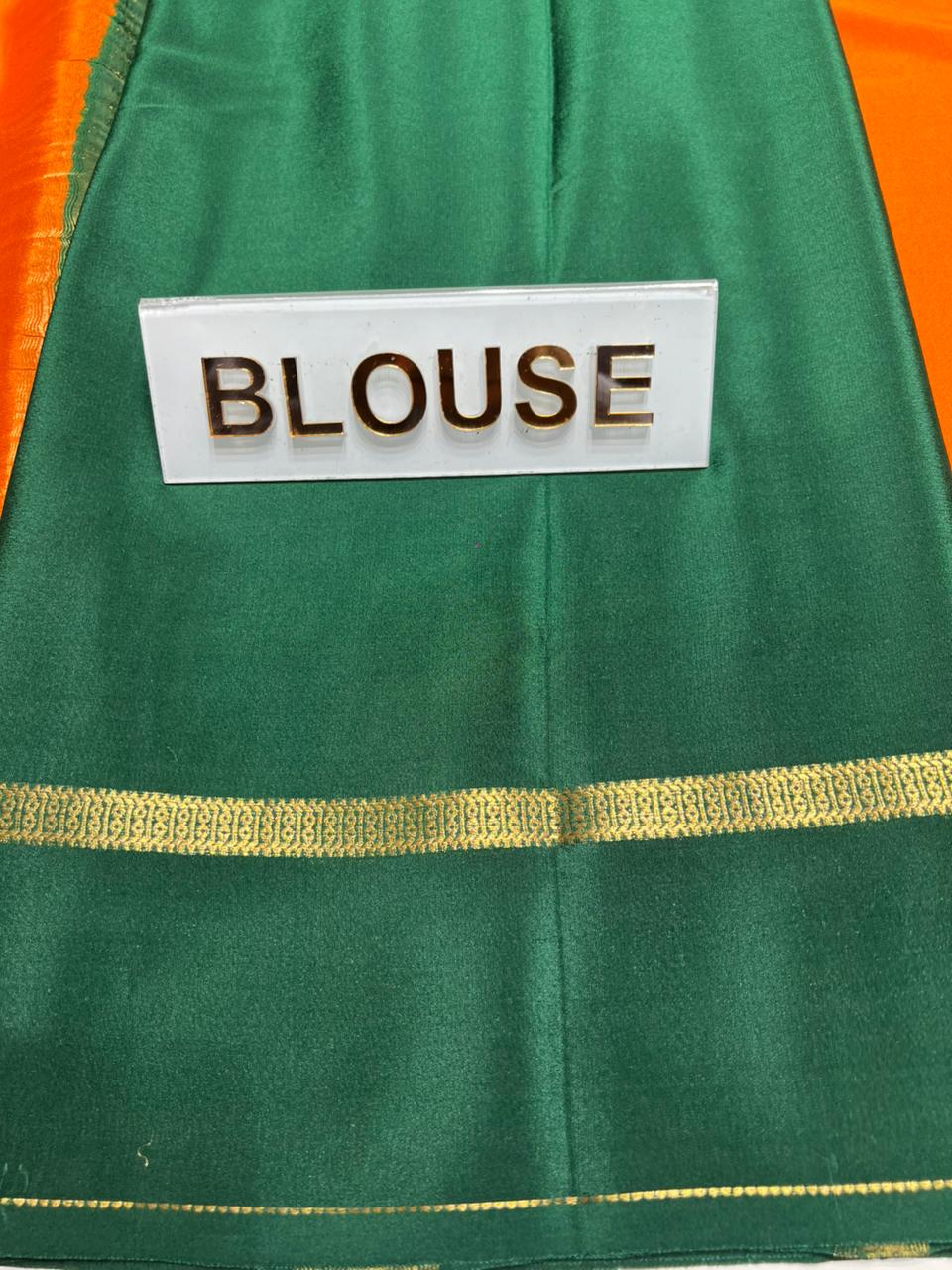Pure Mysore Silk Saree.