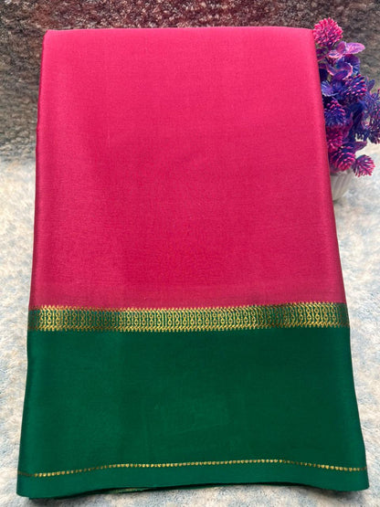 Pure Mysore Silk Saree.