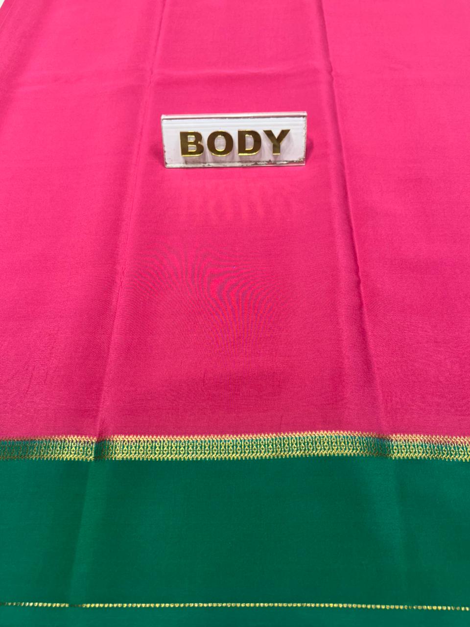 Pure Mysore Silk Saree.
