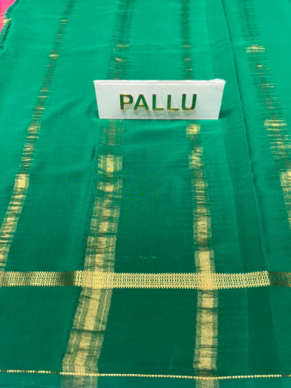 Pure Mysore Silk Saree.