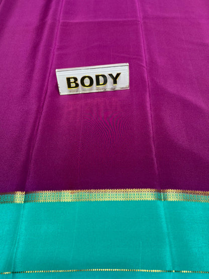 Pure Mysore Silk Saree.