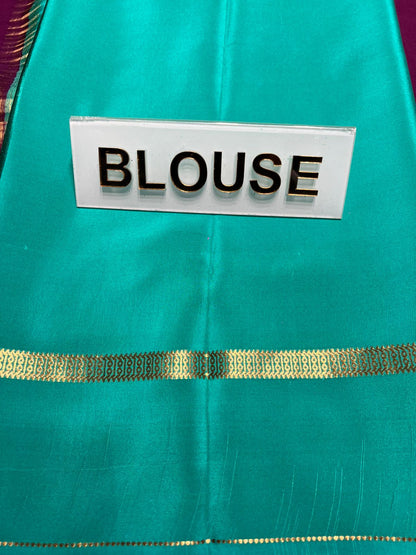 Pure Mysore Silk Saree.
