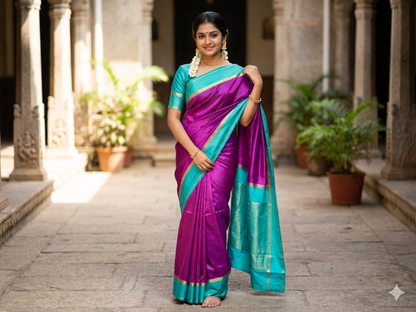 Pure Mysore Silk Saree.