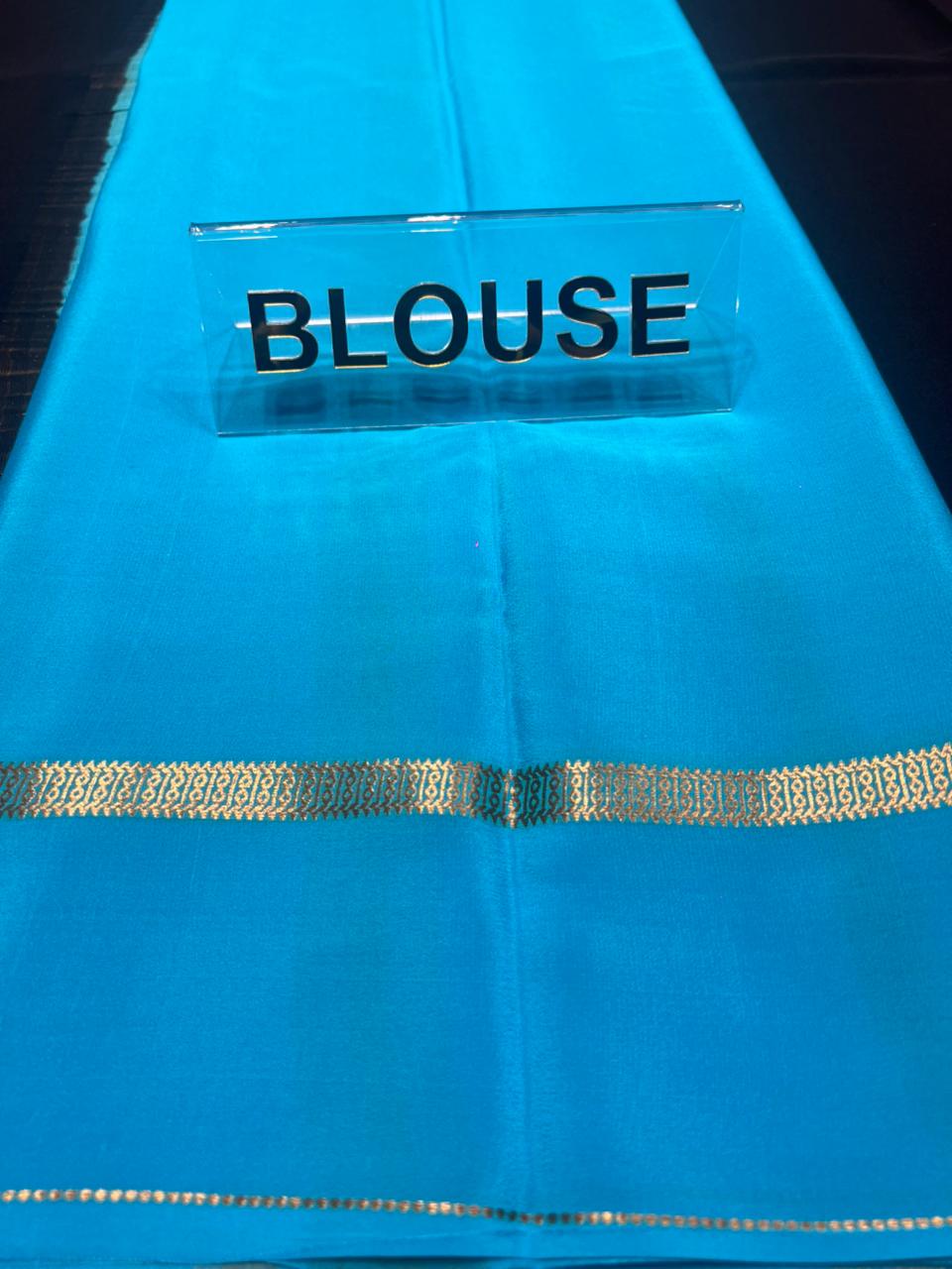 Pure Mysore Silk Saree.