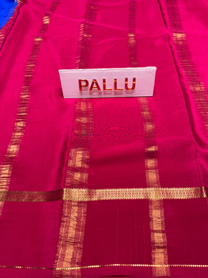 Pure Mysore Silk Saree.