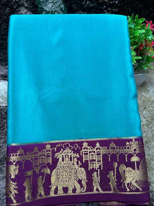 Pure Mysore Silk Saree.