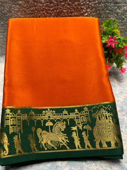 Pure Mysore Silk Saree.
