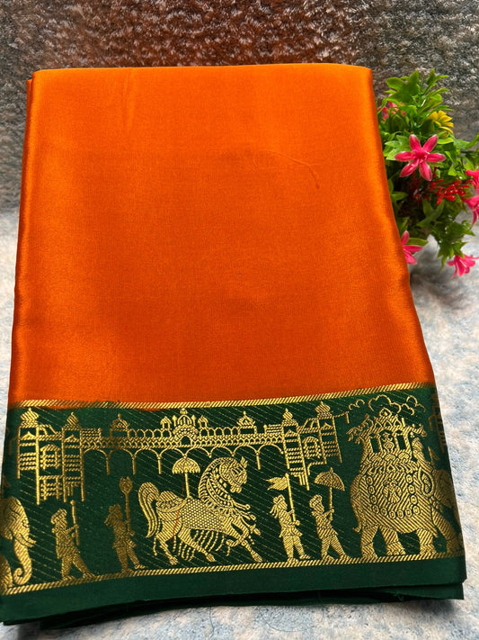 Pure Mysore Silk Saree.