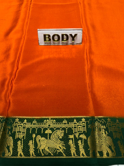 Pure Mysore Silk Saree.