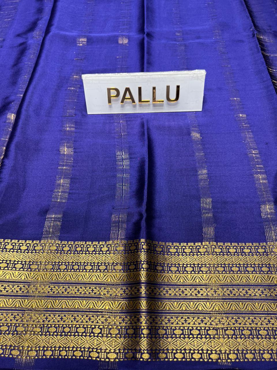 Pure Mysore Silk Saree.