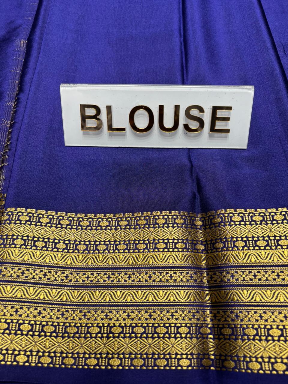 Pure Mysore Silk Saree.