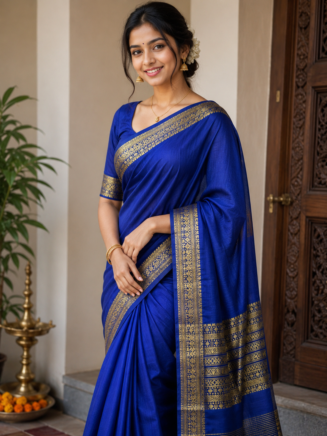 Pure Mysore Silk Saree.
