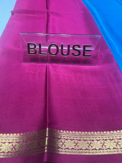 Pure Mysore Silk Saree ( 60 Grams )