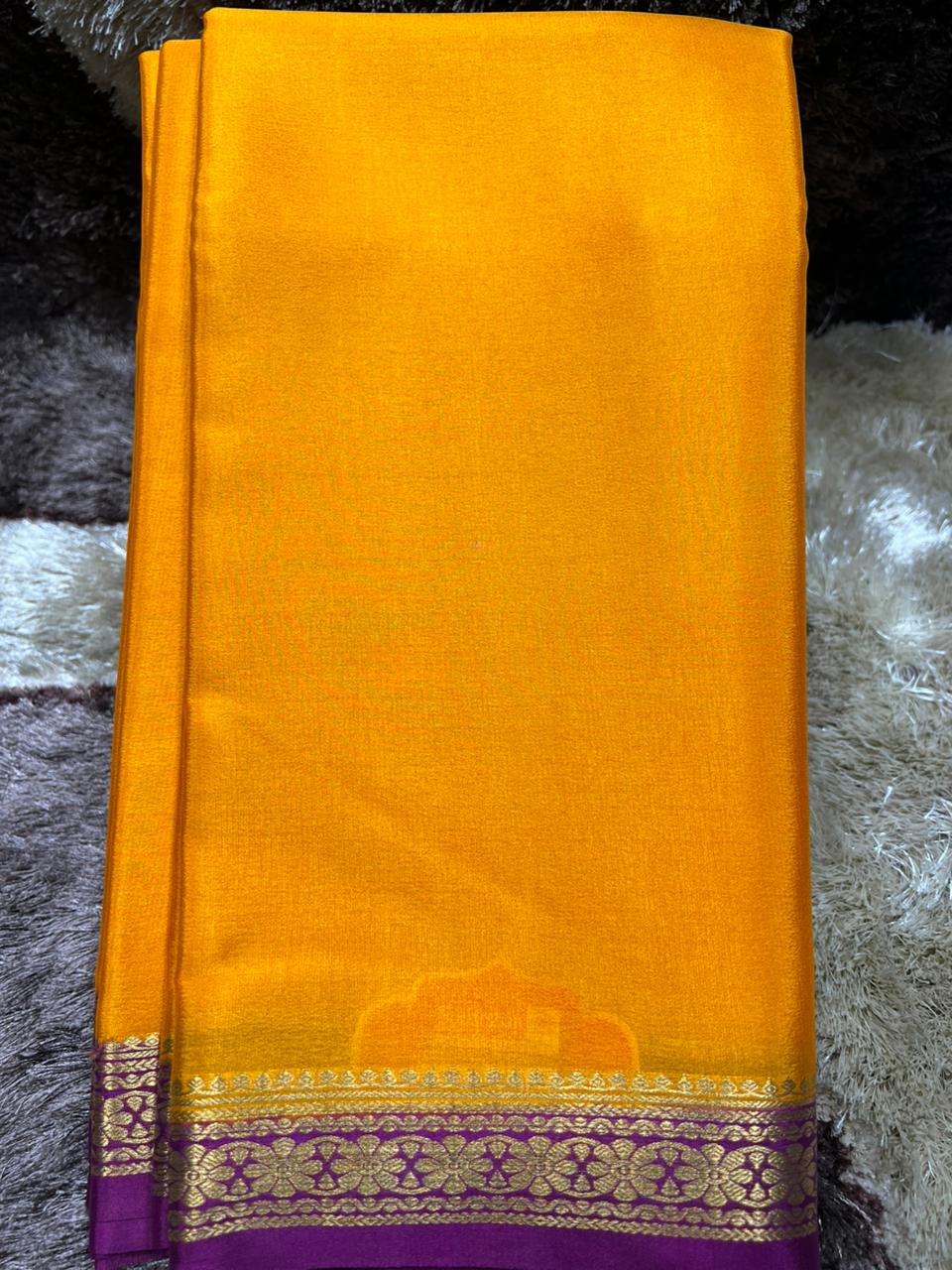 Pure Mysore Silk Saree ( 60 Grams )