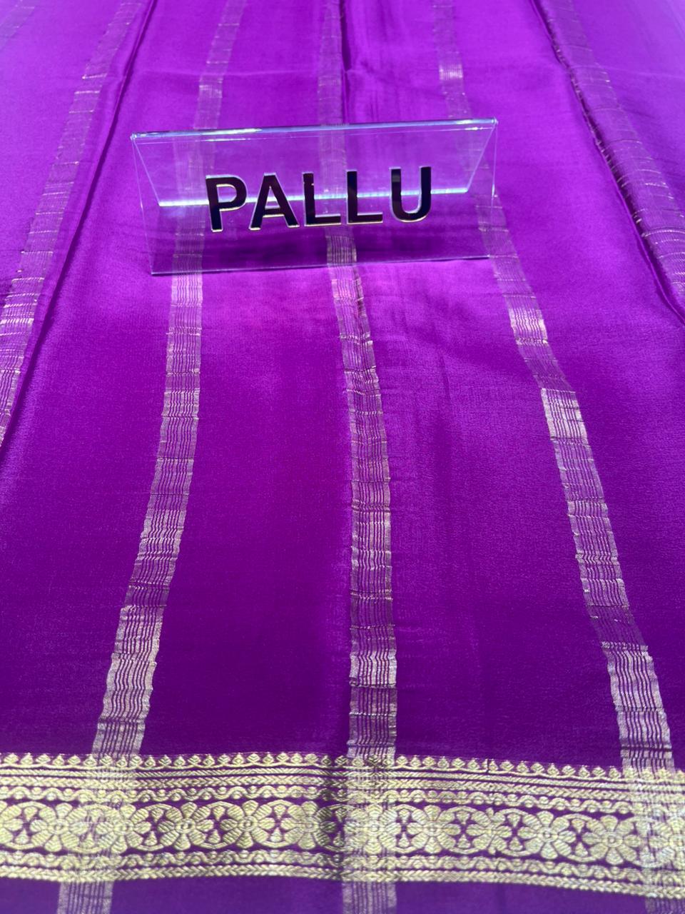 Pure Mysore Silk Saree ( 60 Grams )