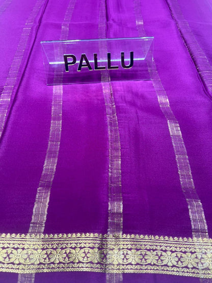 Pure Mysore Silk Saree ( 60 Grams )