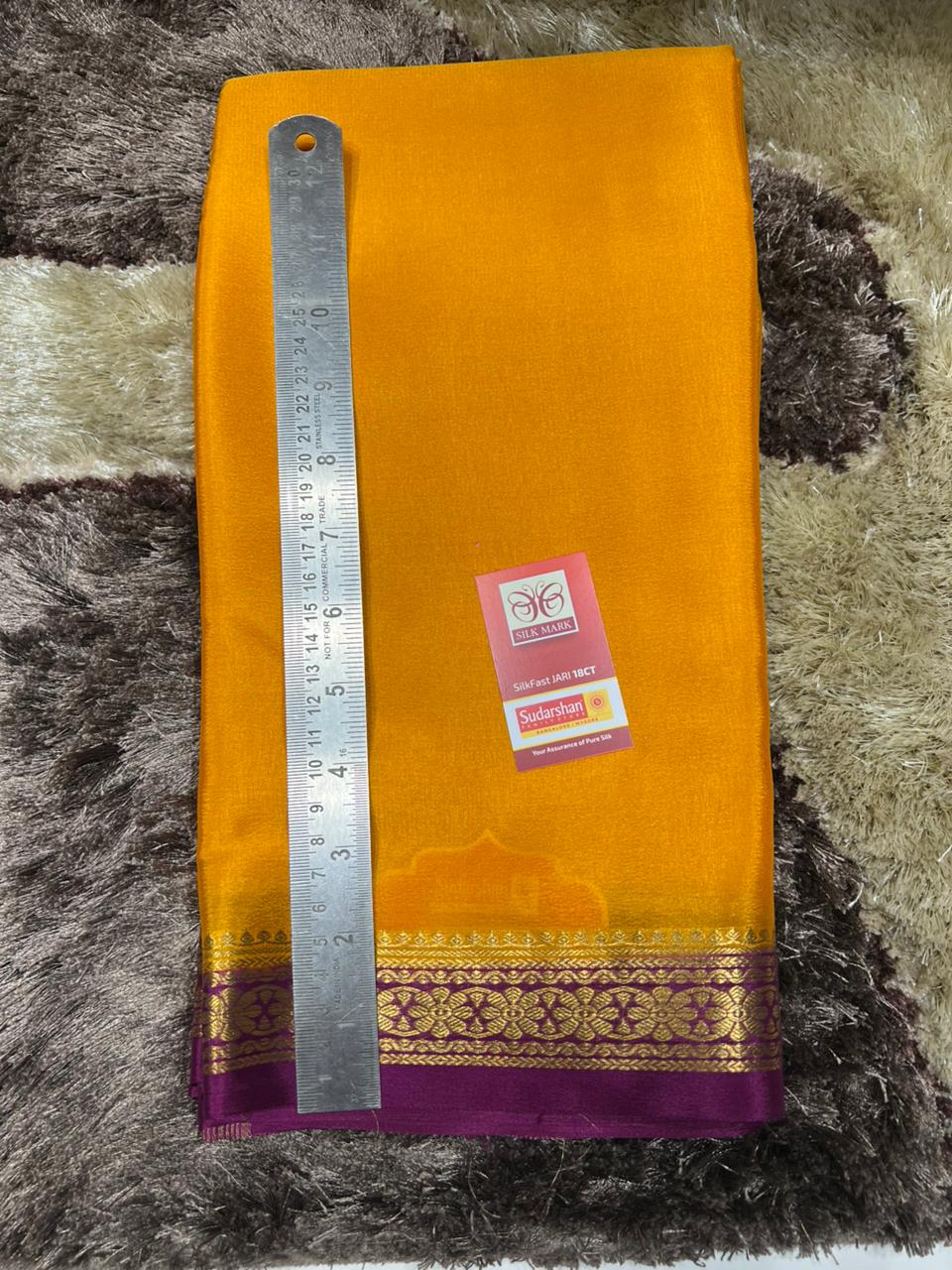 Pure Mysore Silk Saree ( 60 Grams )