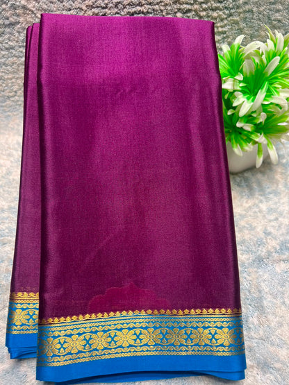 Pure Mysore Silk Saree ( 60 Grams )