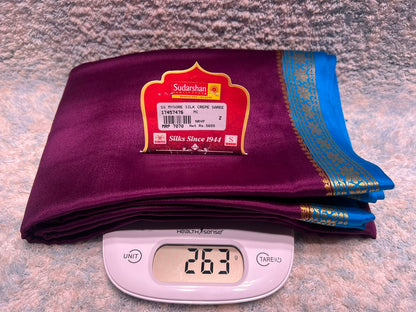Pure Mysore Silk Saree ( 60 Grams )