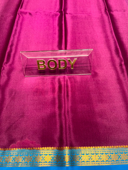 Pure Mysore Silk Saree ( 60 Grams )