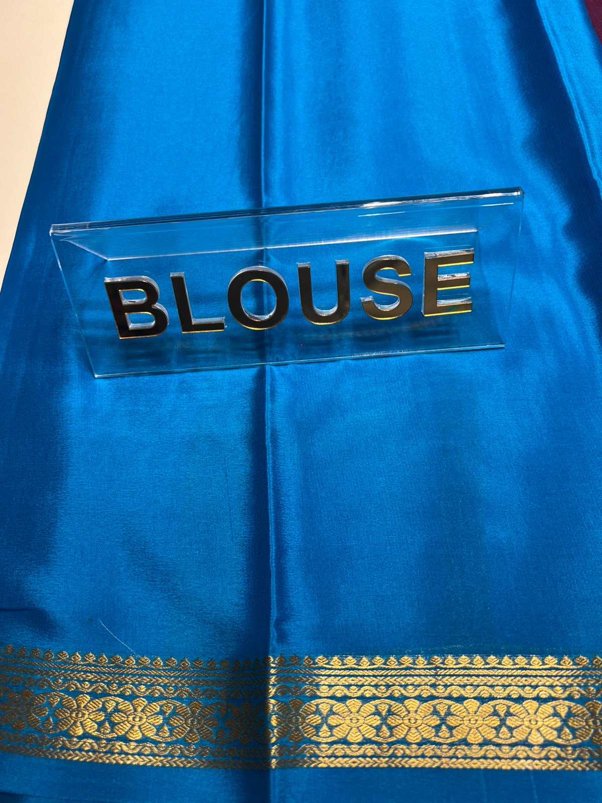 Pure Mysore Silk Saree ( 60 Grams )