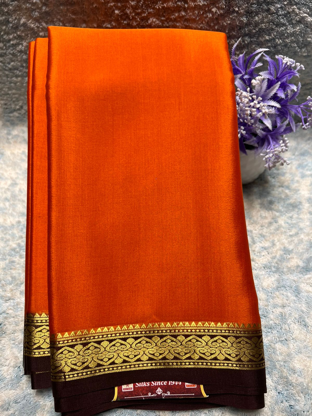 Pure Mysore Silk Saree ( 60 Grams )