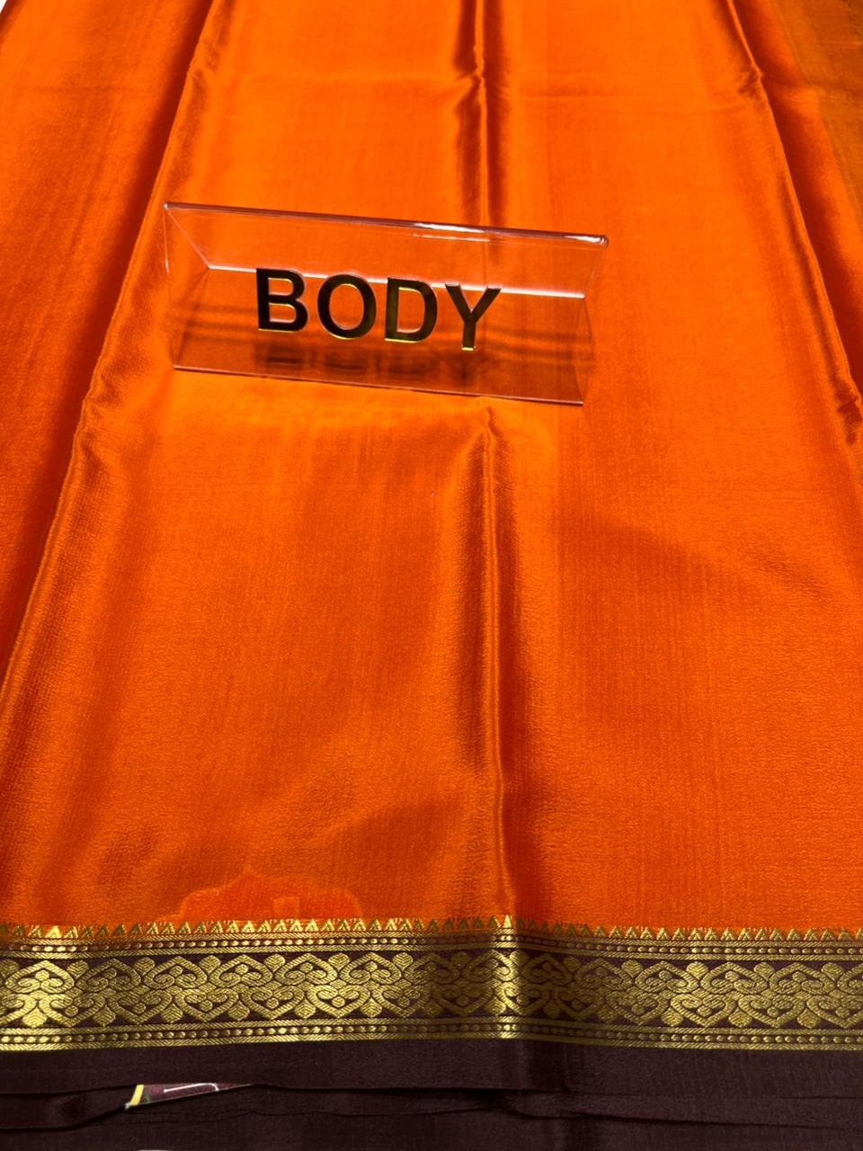 Pure Mysore Silk Saree ( 60 Grams )