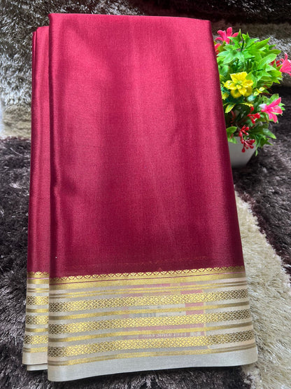 Pure Mysore Silk Saree ( 60 Grams )