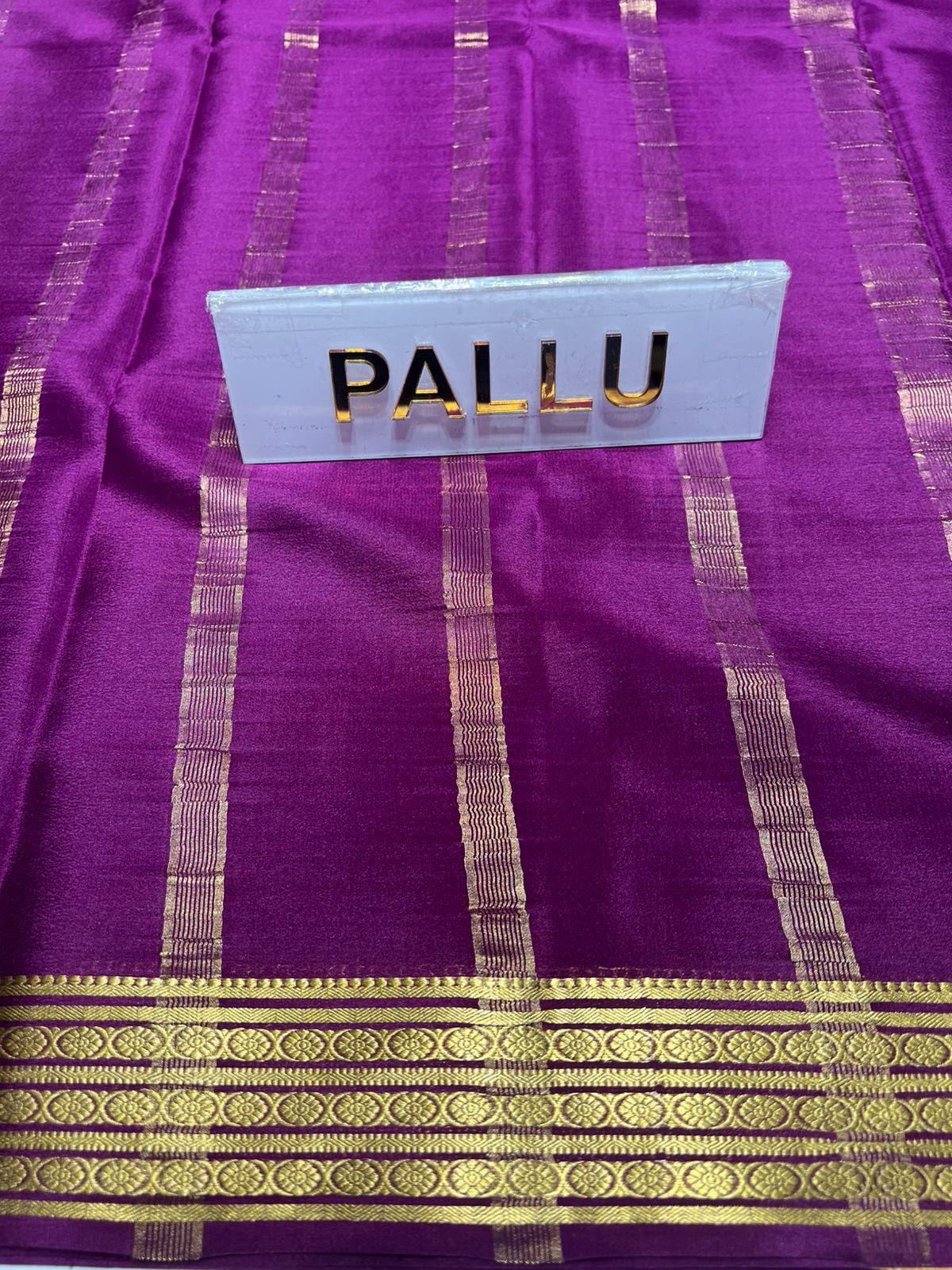 Pure Mysore Silk Saree ( 60 Grams )