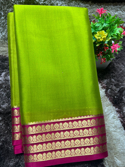 Pure Mysore Silk Saree ( 60 Grams )