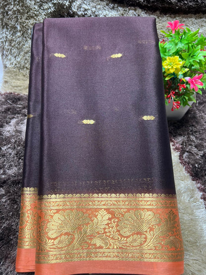 Pure Mysore Silk Saree ( 60 Grams )