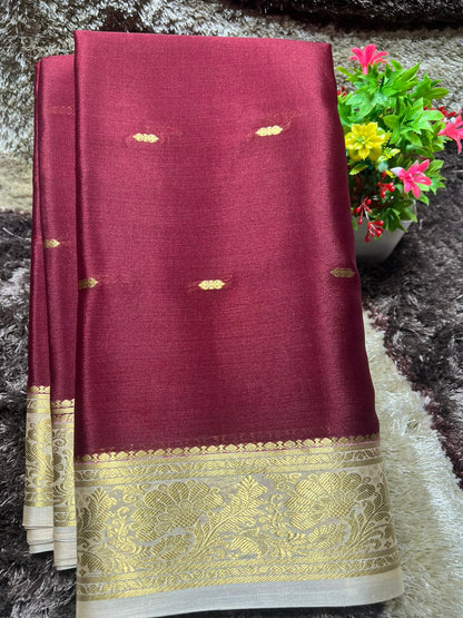 Pure Mysore Silk Saree ( 60 Grams )