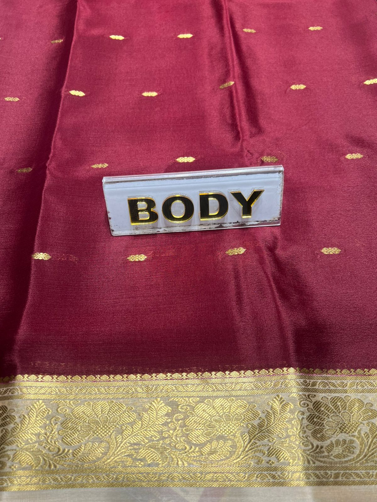 Pure Mysore Silk Saree ( 60 Grams )