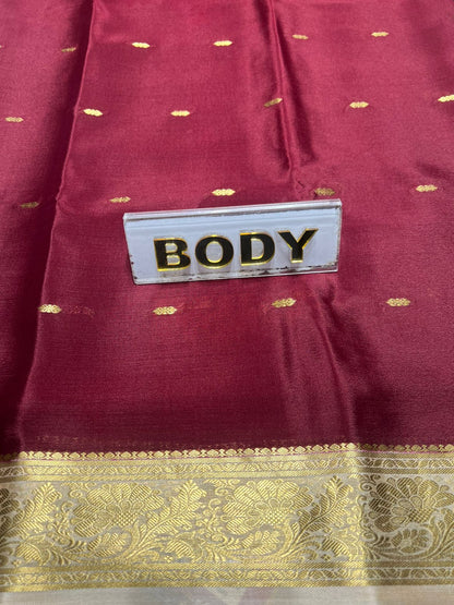 Pure Mysore Silk Saree ( 60 Grams )