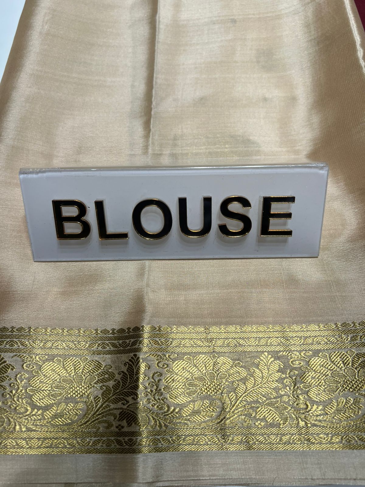 Pure Mysore Silk Saree ( 60 Grams )