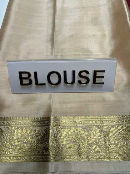 Pure Mysore Silk Saree ( 60 Grams )