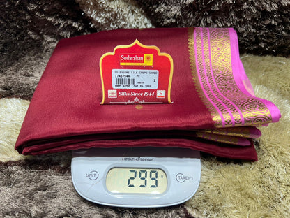 Pure Mysore Silk Saree ( 60 Grams )