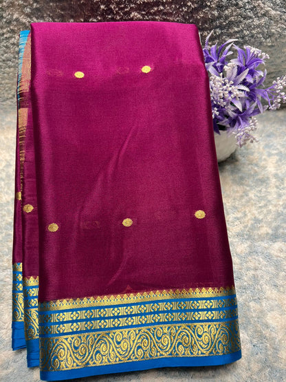 Pure Mysore Silk Saree ( 60 Grams )