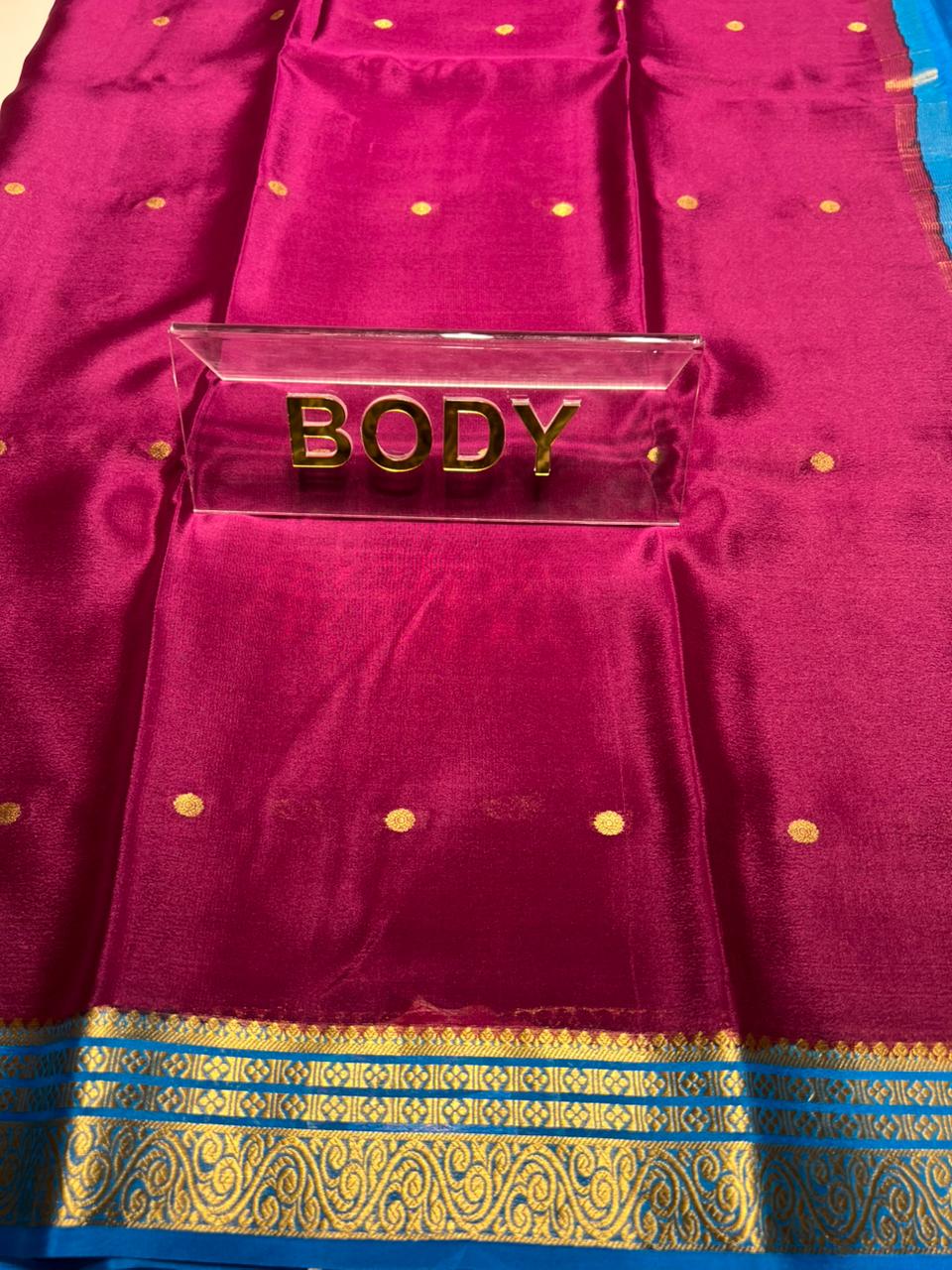 Pure Mysore Silk Saree ( 60 Grams )