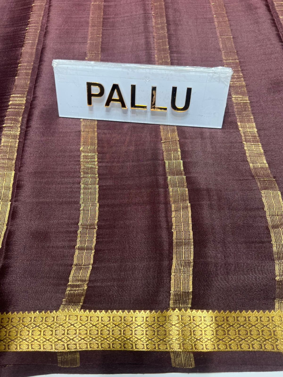Pure Mysore Silk Saree ( 60 Grams )