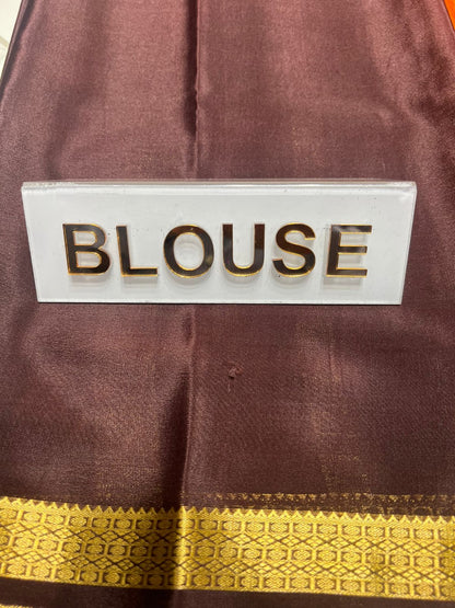 Pure Mysore Silk Saree ( 60 Grams )