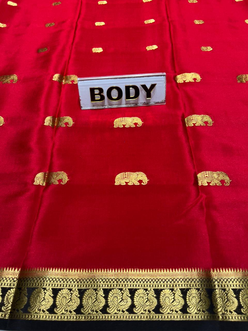 Pure Mysore Silk Saree.