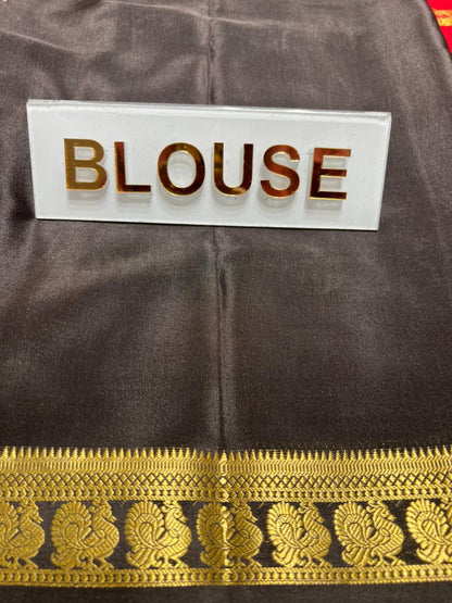 Pure Mysore Silk Saree.