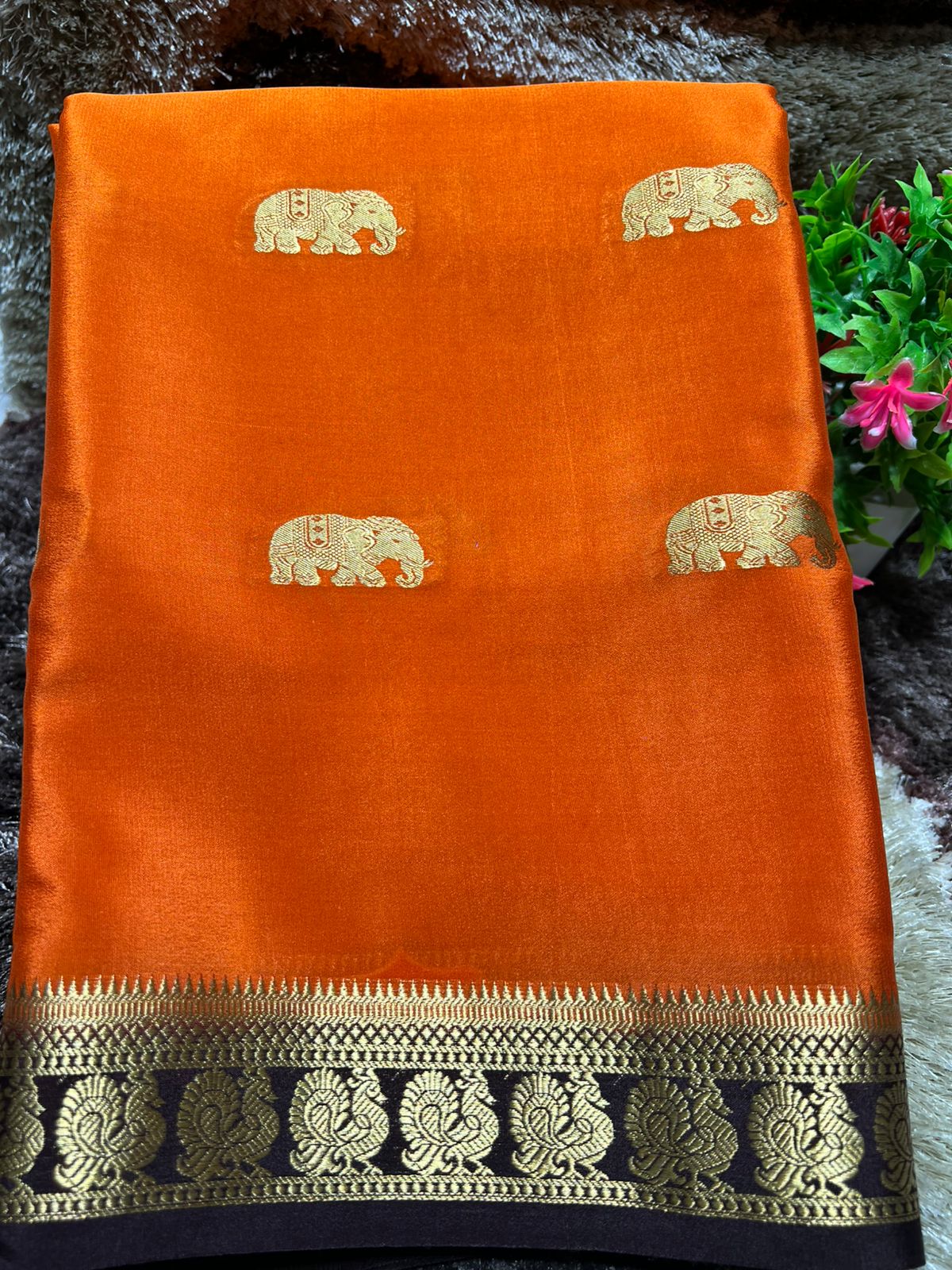 Pure Mysore Silk Saree.