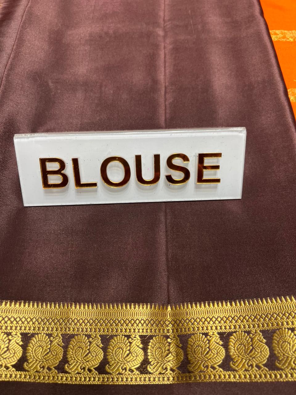 Pure Mysore Silk Saree.