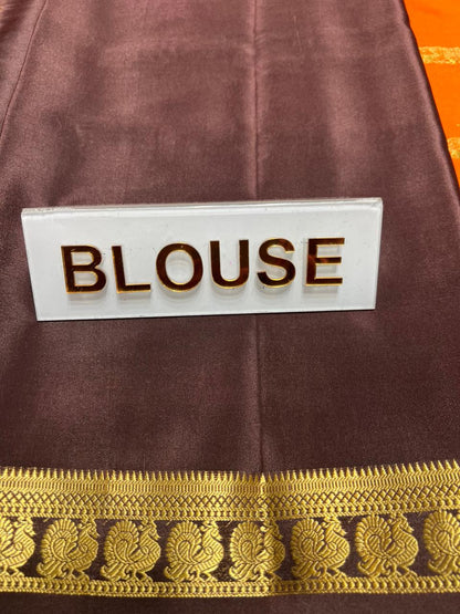 Pure Mysore Silk Saree.